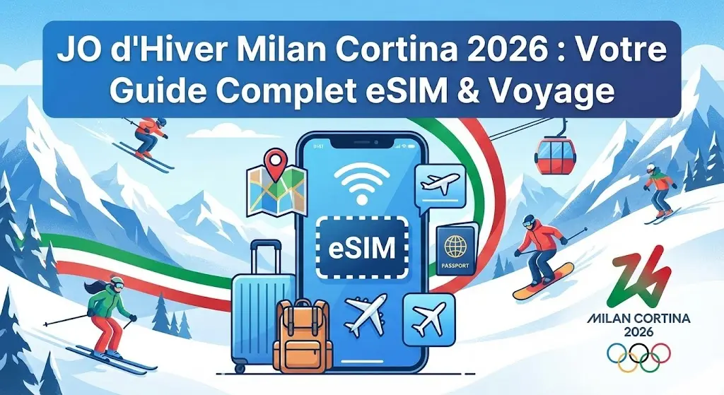 JO d'Hiver Milan Cortina 2026 : Votre Guide Complet eSIM & Voyage