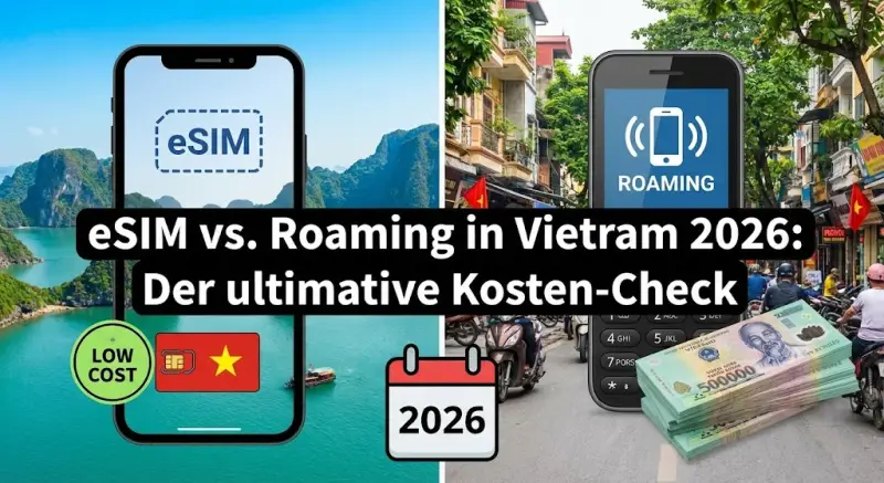 eSIM vs. Roaming in Vietnam 2026: Der ultimative Kosten-Check