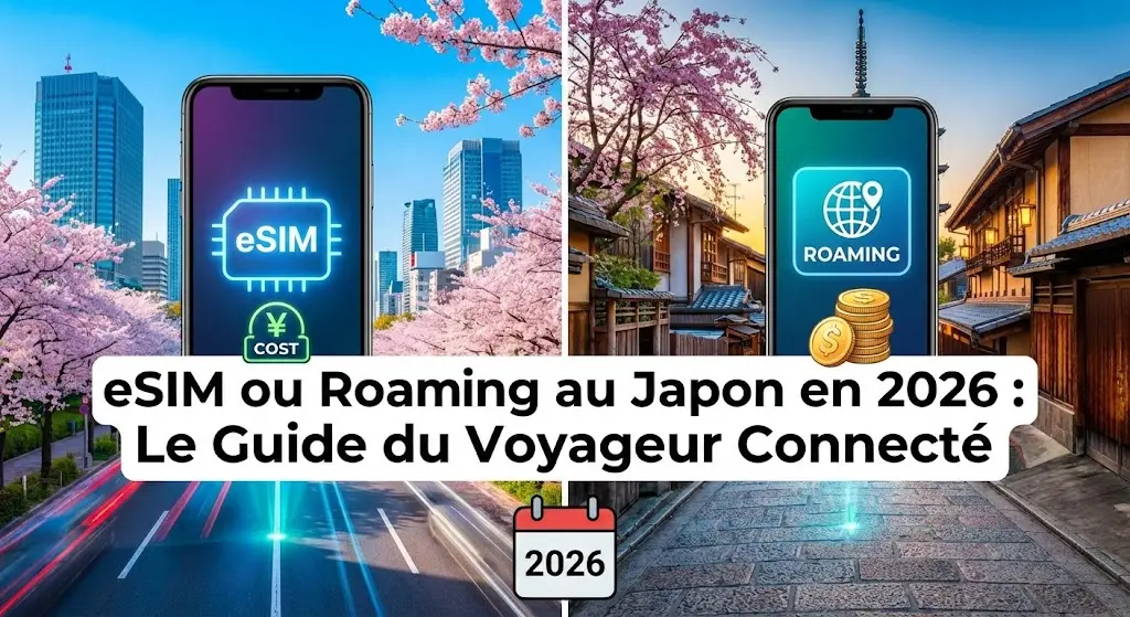 eSIM ou Roaming au Japon en 2026 : Le Guide du Voyageur Connecté