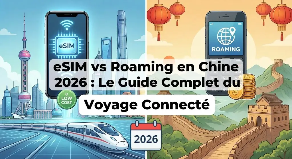 eSIM vs Roaming en Chine 2026 : Le Guide Complet du Voyage Connecté