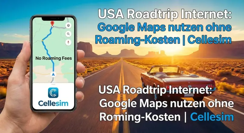 USA Roadtrip Internet: Google Maps nutzen ohne Roaming-Kosten