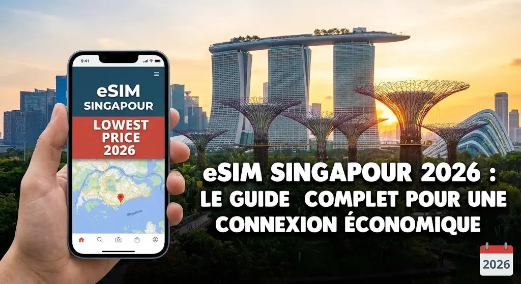 eSIM Singapour 2026 : Le Guide Complet pour une Connexion Économique