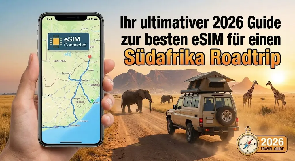 Ihr ultimativer 2026 Guide zur besten eSIM für einen Südafrika Roadtrip