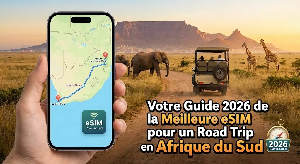 Votre Guide 2026 de la Meilleure eSIM pour un Road Trip en Afrique du Sud
