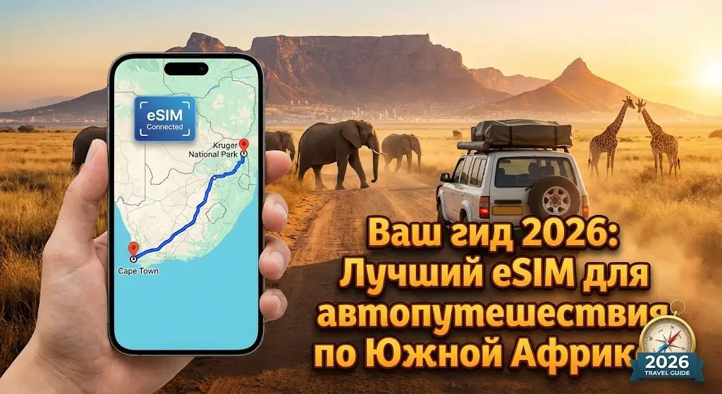 Ваш гид 2026: Лучший eSIM для автопутешествия по Южной Африке
