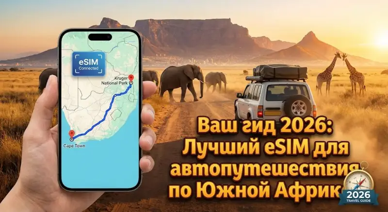 Ваш гид 2026: Лучший eSIM для автопутешествия по Южной Африке