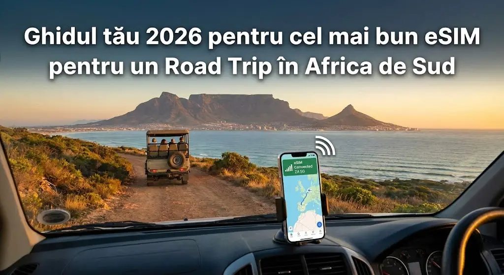 Ghidul tău 2026 pentru cel mai bun eSIM pentru un Road Trip în Africa de Sud