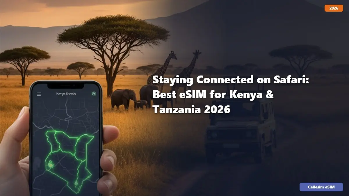 Staying Connected on Safari: Best eSIM for Kenya & Tanzania 2026