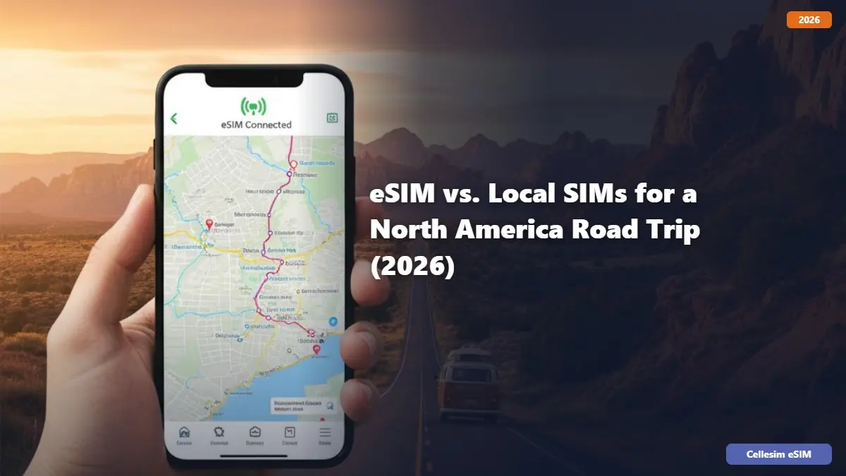 eSIM vs. Local SIMs for a North America Road Trip (2026)