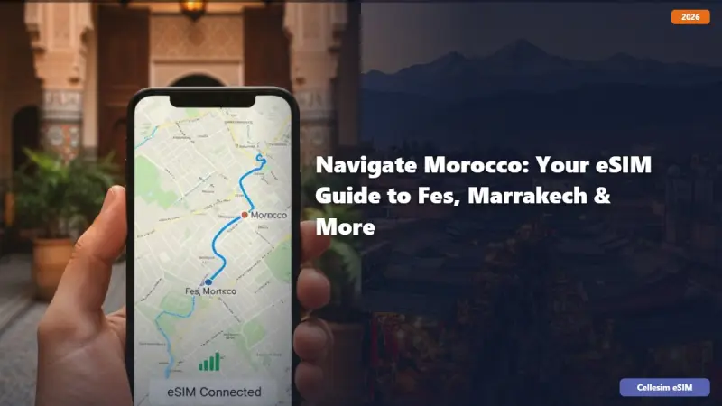 Navigate Morocco: Your eSIM Guide to Fes, Marrakech & More