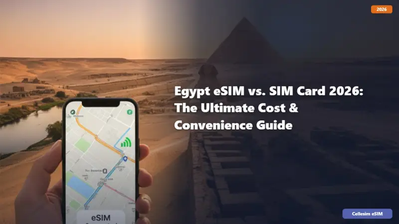 Egypt eSIM vs. SIM Card 2026: The Ultimate Cost & Convenience Guide
