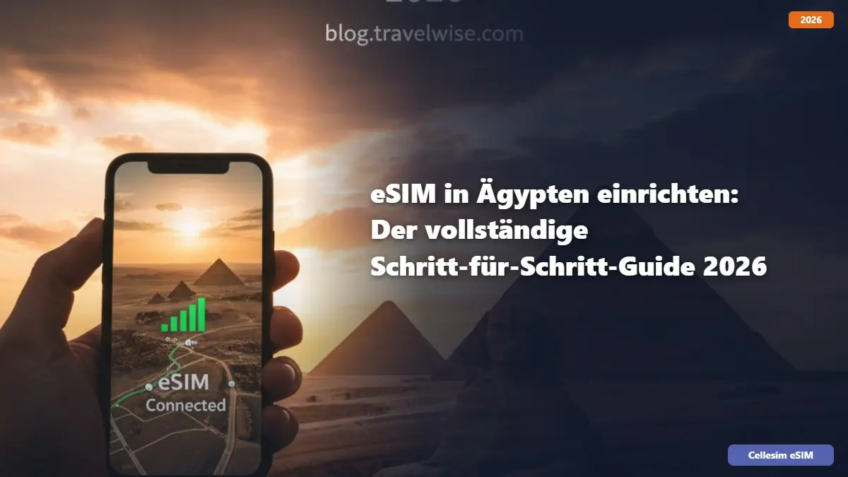 eSIM in Ägypten einrichten: Der vollständige Schritt-für-Schritt-Guide 2026