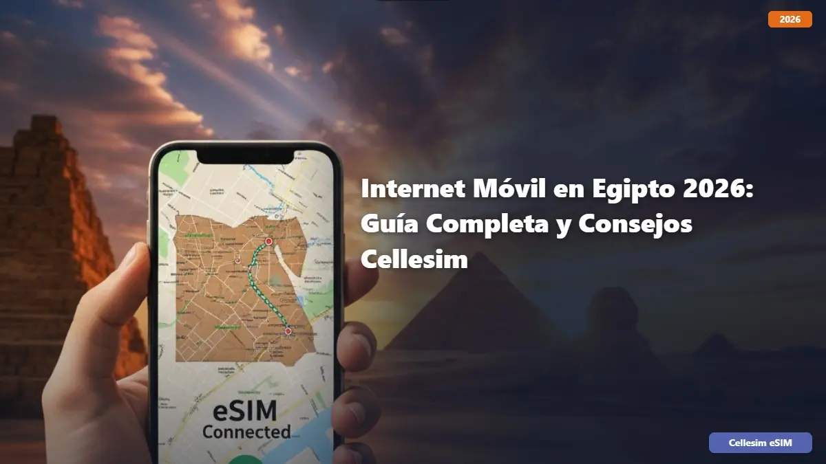 Internet Móvil en Egipto 2026: Guía Completa y Consejos Cellesim