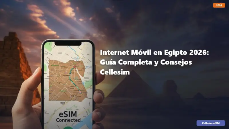 Internet Móvil en Egipto 2026: Guía Completa y Consejos Cellesim