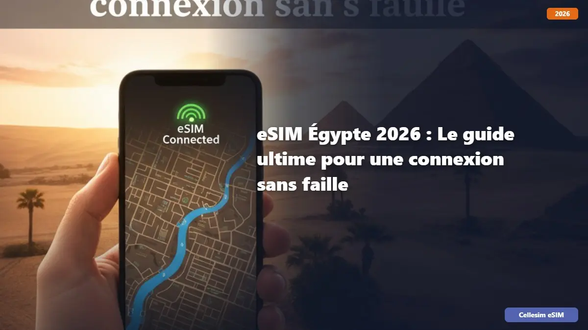eSIM Égypte 2026 : Le guide ultime pour une connexion sans faille