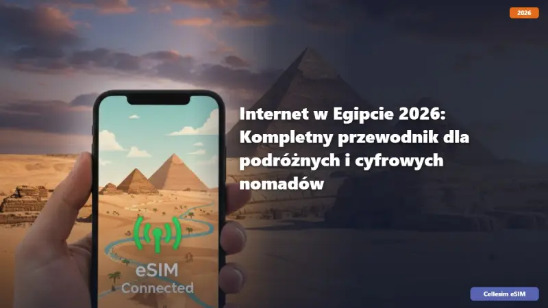 Internet w Egipcie 2026: Kompletny przewodnik dla podróżnych i cyfrowych nomadów