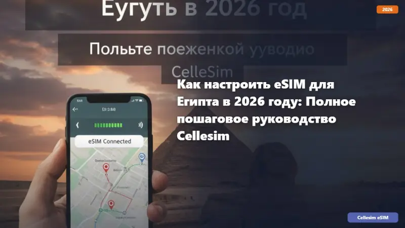 Как настроить eSIM для Египта в 2026 году: Полное пошаговое руководство Cellesim