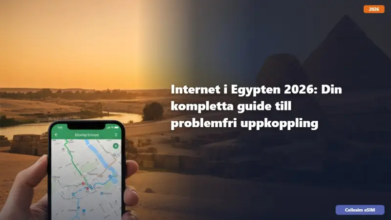 Internet i Egypten 2026: Din kompletta guide till problemfri uppkoppling