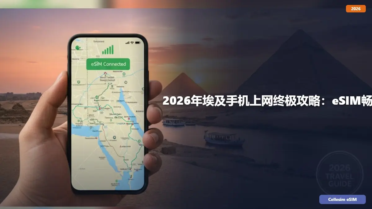 2026年埃及手机上网终极攻略：eSIM畅游尼罗河畔与红海之滨