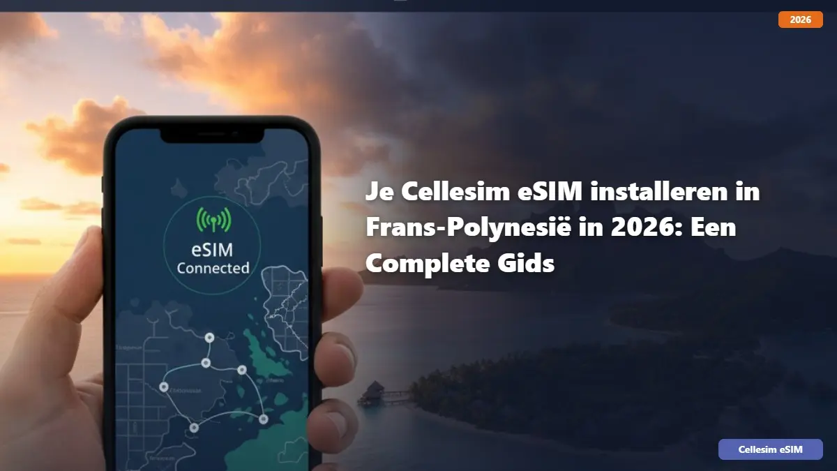 Je Cellesim eSIM installeren in Frans-Polynesië in 2026: Een Complete Gids