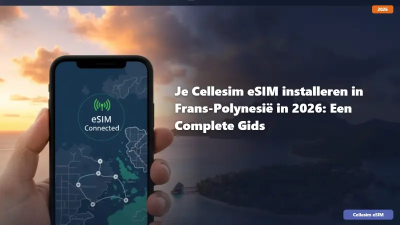 Je Cellesim eSIM installeren in Frans-Polynesië in 2026: Een Complete Gids