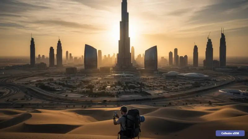 Din Ultimata Guide till eSIM i Förenade Arabemiraten 2026 – Maximal Uppkoppling