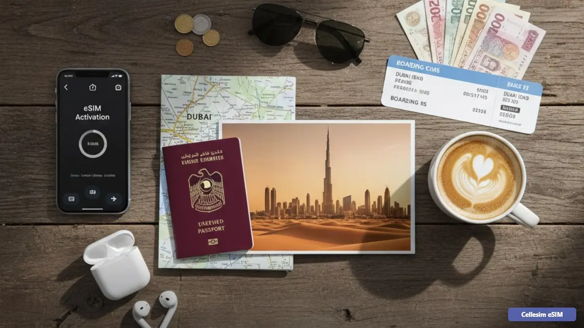 Váš Kompletní Průvodce eSIM pro Spojené arabské emiráty 2026