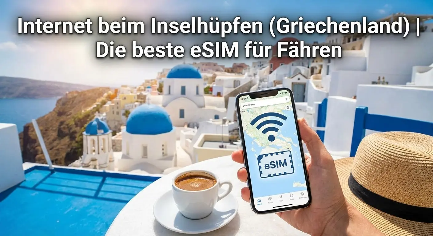 Internet beim Inselhüpfen (Griechenland) | Die beste eSIM für Fähren