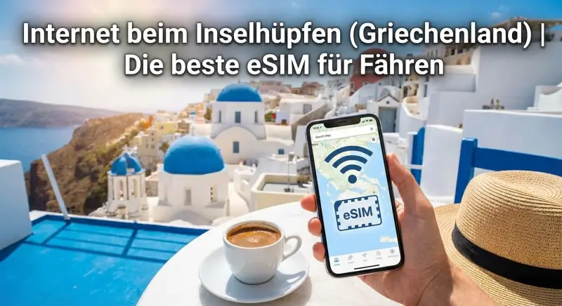 Internet beim Inselhüpfen (Griechenland) | Die beste eSIM für Fähren