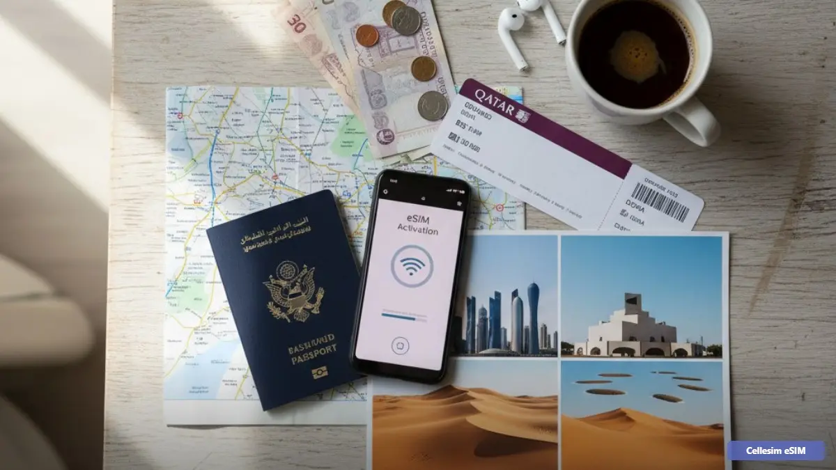 eSIM לקטאר 2026: המדריך המלא לחיבור אינטרנט למטייל הישראלי