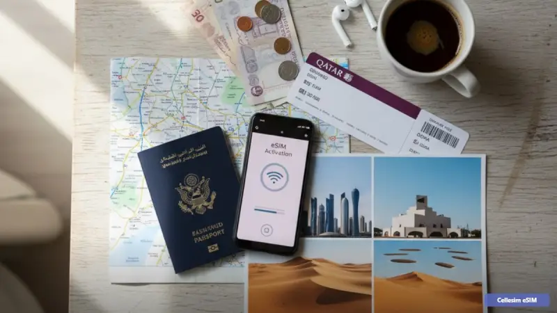 eSIM לקטאר 2026: המדריך המלא לחיבור אינטרנט למטייל הישראלי