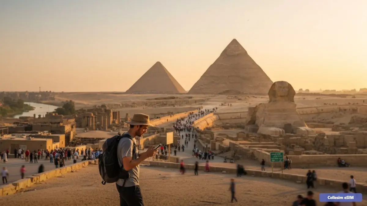 eSIM Egipt 2026: Rămâi Conectat Fără Stres în Cairo, Luxor și Sharm el-Sheikh