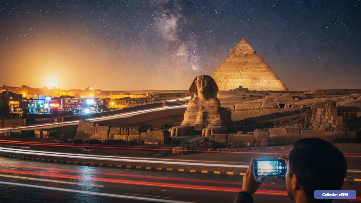 Ваш повний путівник з eSIM для Єгипту 2026: Завжди на зв'язку