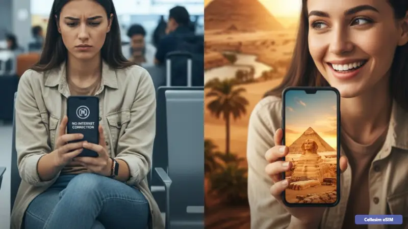 eSIM למצרים 2026: המדריך המלא לקישוריות קלה ובטוחה בטיול שלכם