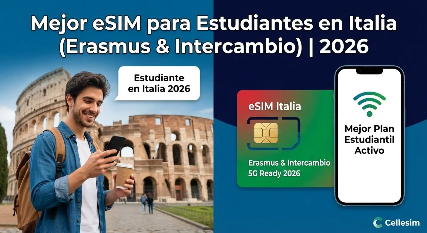 Mejor eSIM para Estudiantes en Italia (Erasmus & Intercambio) | 2026