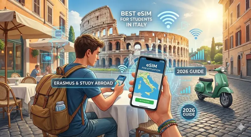 Best eSIM for Students in Italy (Erasmus & Study Abroad) | 2026 Guide