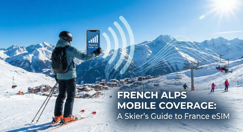 French Alps Mobile Coverage: A Skier's Guide to France eSIM