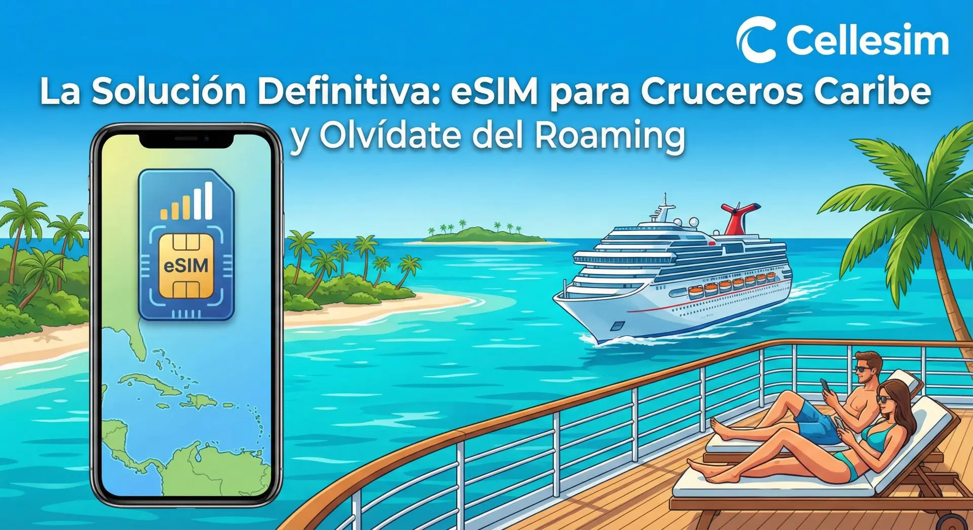 La Solución Definitiva: **eSIM para Cruceros Caribe** y Olvídate del Roaming