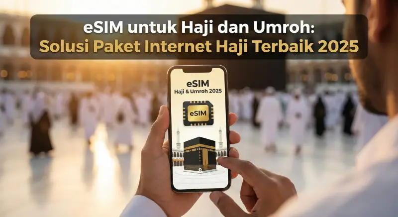 eSIM untuk Haji dan Umroh: Solusi Paket Internet Haji Terbaik 2025