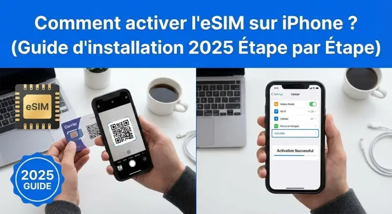 Comment activer l'eSIM sur iPhone ? (Guide d'installation 2025 Étape par Étape)