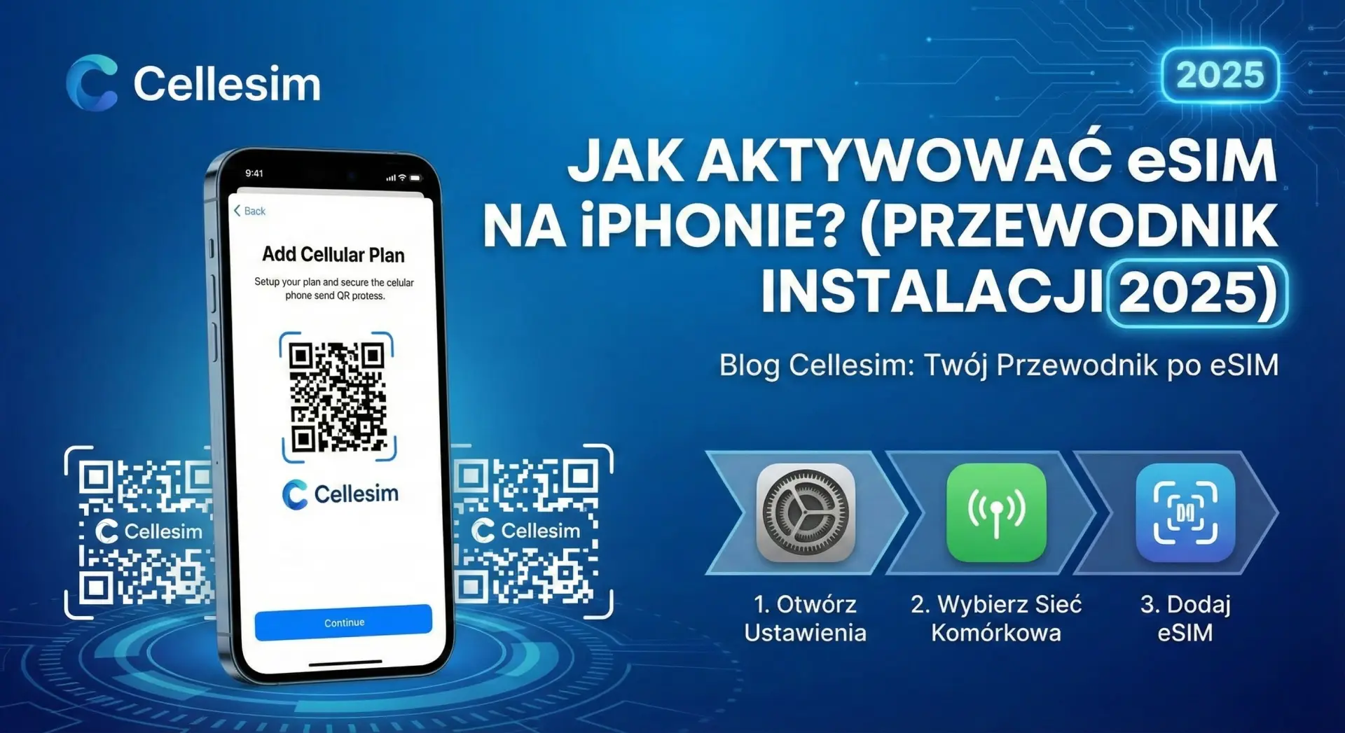 Jak aktywować eSIM na iPhonie? (Przewodnik instalacji 2025)