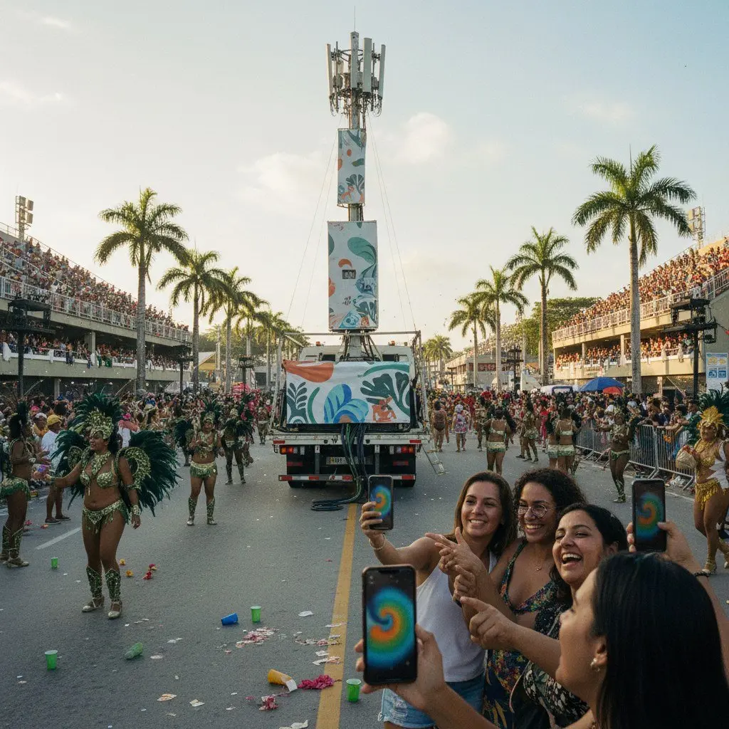 2026里约狂欢节攻略：如何使用eSIM即时分享现场热情与精彩