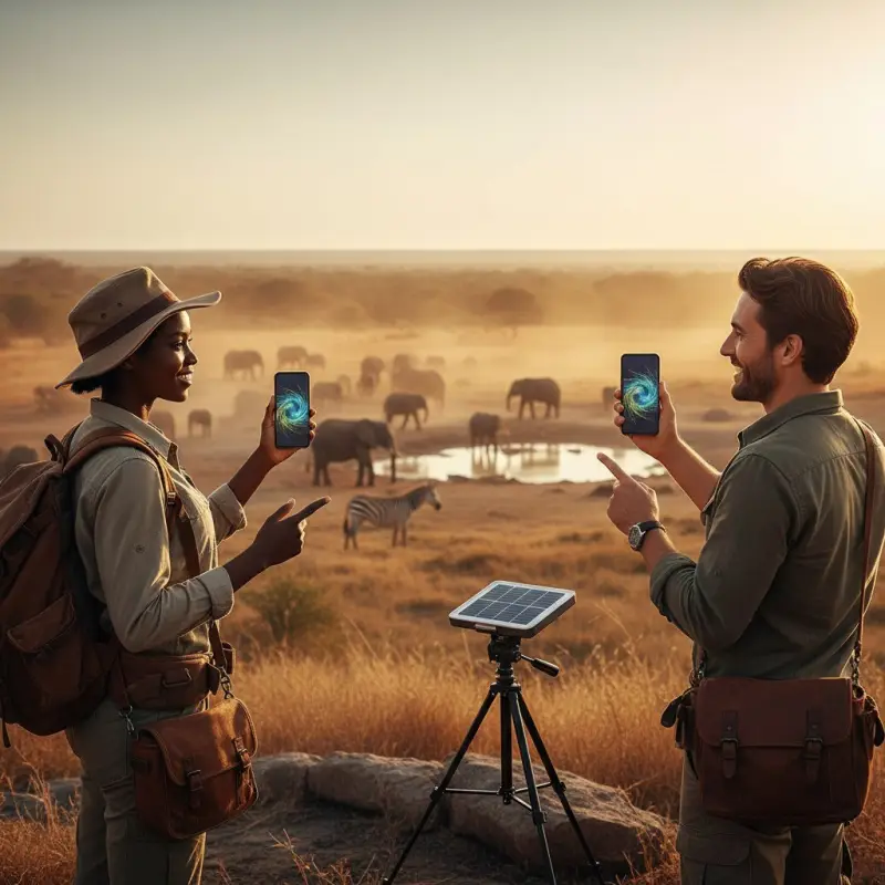 아프리카 사파리 여행 필수품: 29개국 eSIM으로 동물 영상 공유하기