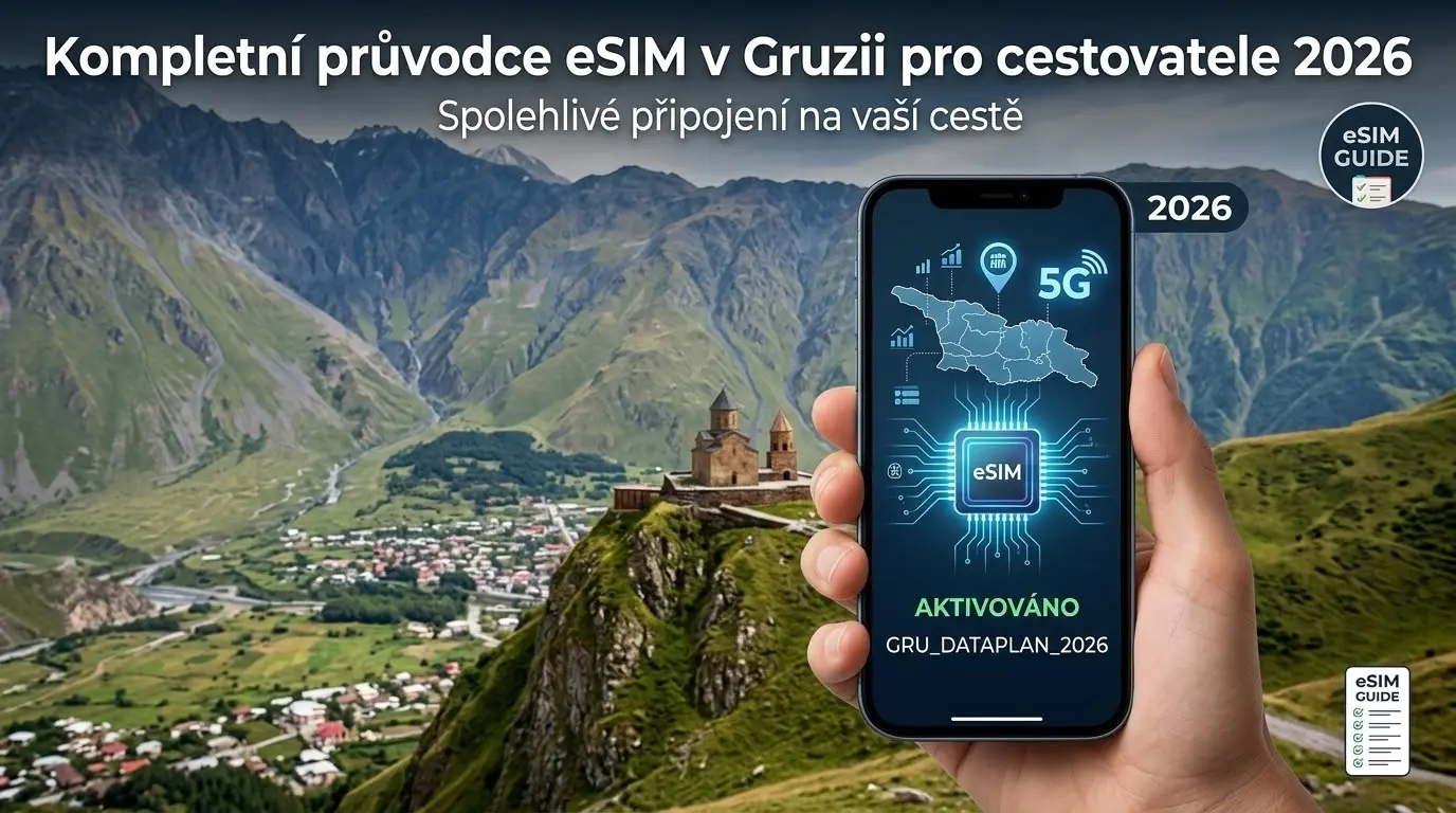 Kompletní průvodce eSIM v Gruzii pro cestovatele 2026