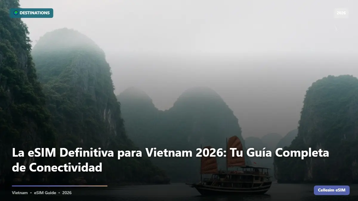 La eSIM Definitiva para Vietnam 2026: Tu Guía Completa de Conectividad