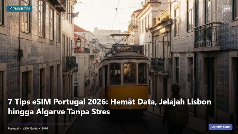 7 Tips eSIM Portugal 2026: Hemat Data, Jelajah Lisbon hingga Algarve Tanpa Stres