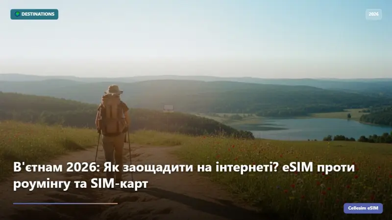 В'єтнам 2026: Як заощадити на інтернеті? eSIM проти роумінгу та SIM-карт