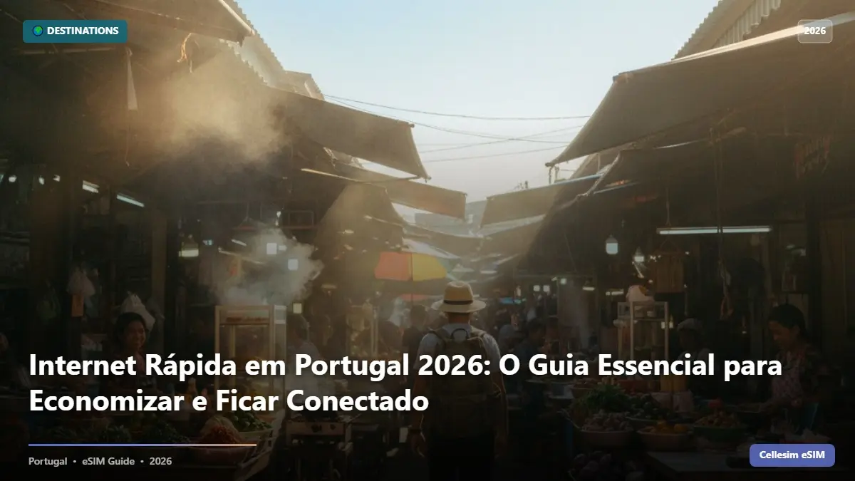 Internet Rápida em Portugal 2026: O Guia Essencial para Economizar e Ficar Conectado
