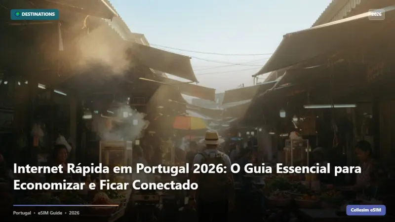 Internet Rápida em Portugal 2026: O Guia Essencial para Economizar e Ficar Conectado
