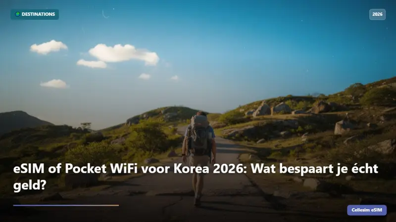eSIM of Pocket WiFi voor Korea 2026: Wat bespaart je écht geld?